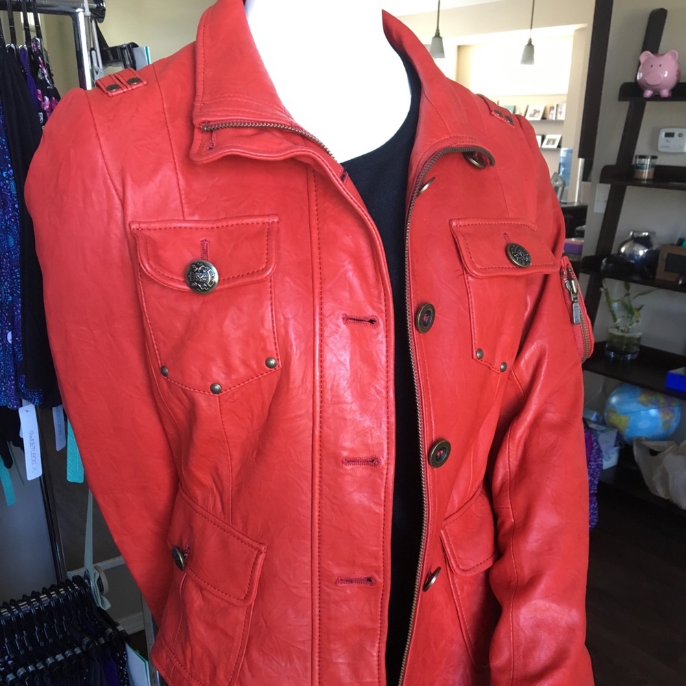 Leather jacket